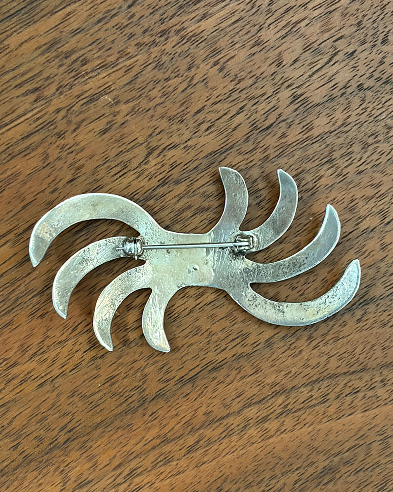 Navajo Silver Cast Pin