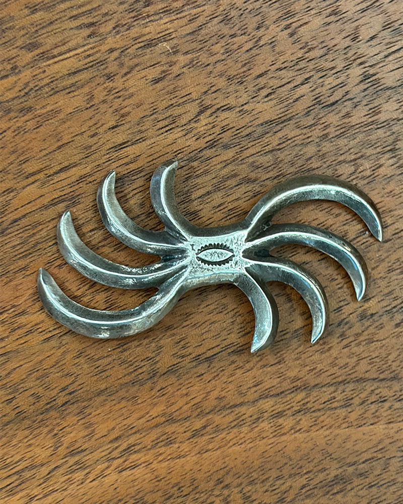 Navajo Silver Cast Pin
