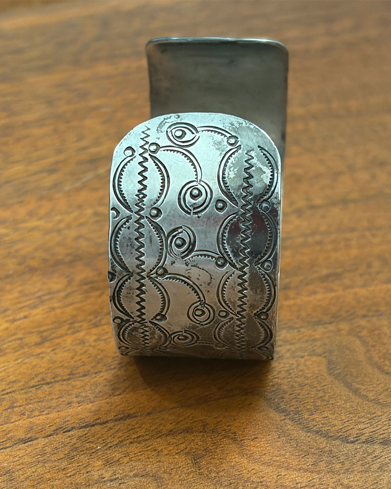 Silver Pueblo Stamped Bracelet