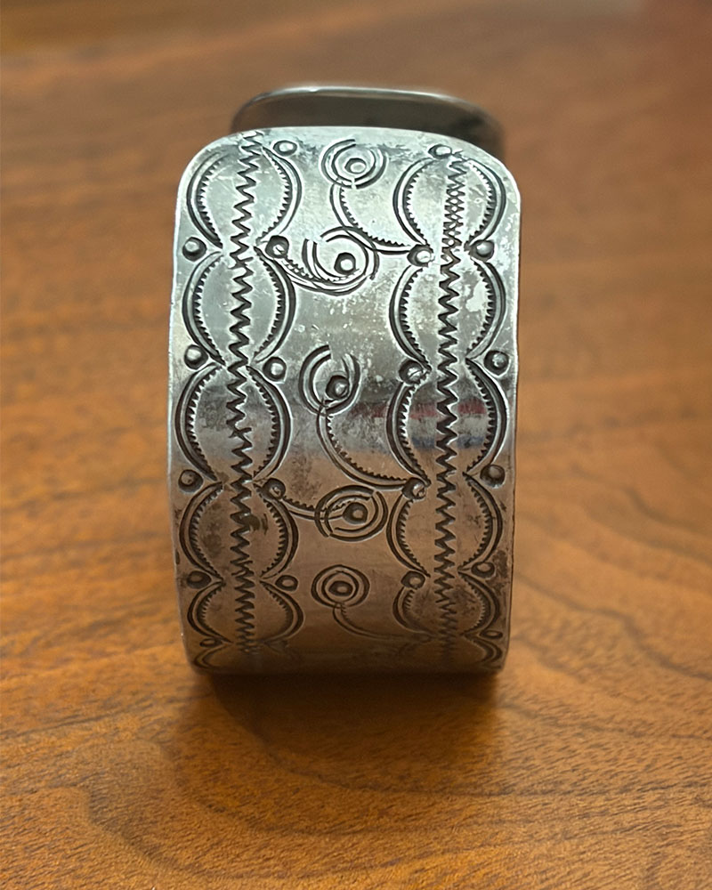 Silver Pueblo Stamped Bracelet