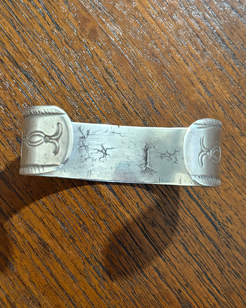 C.1890s Navajo Silver Bracelet