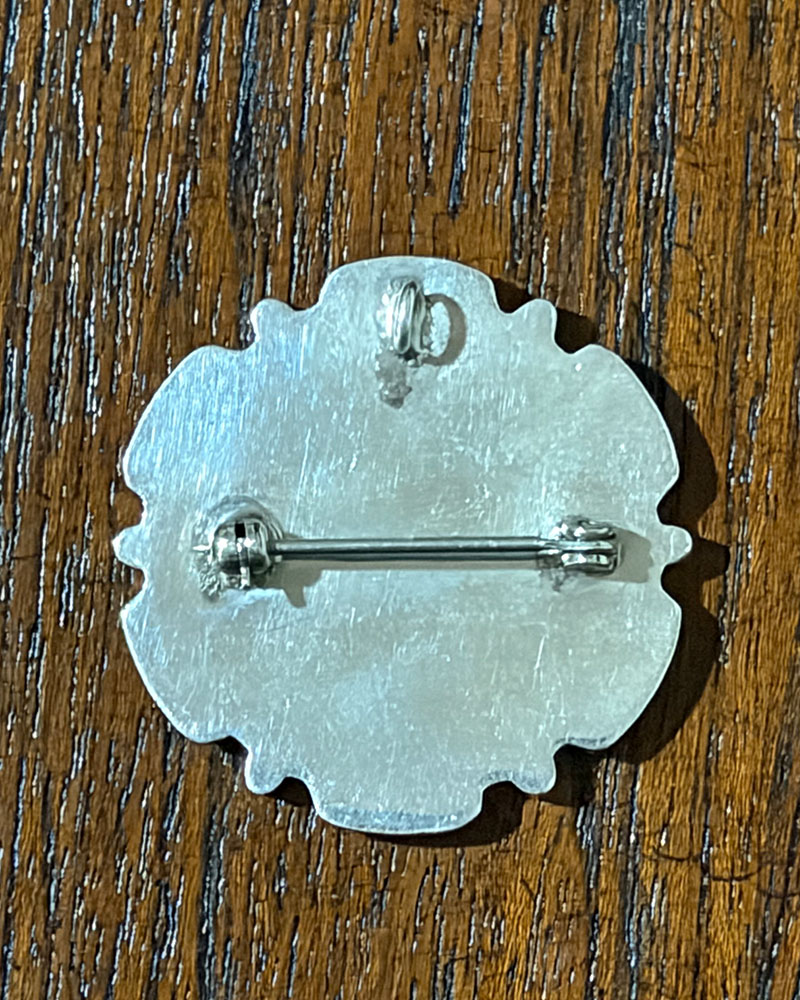 Zuni Turquoise and Silver Pin