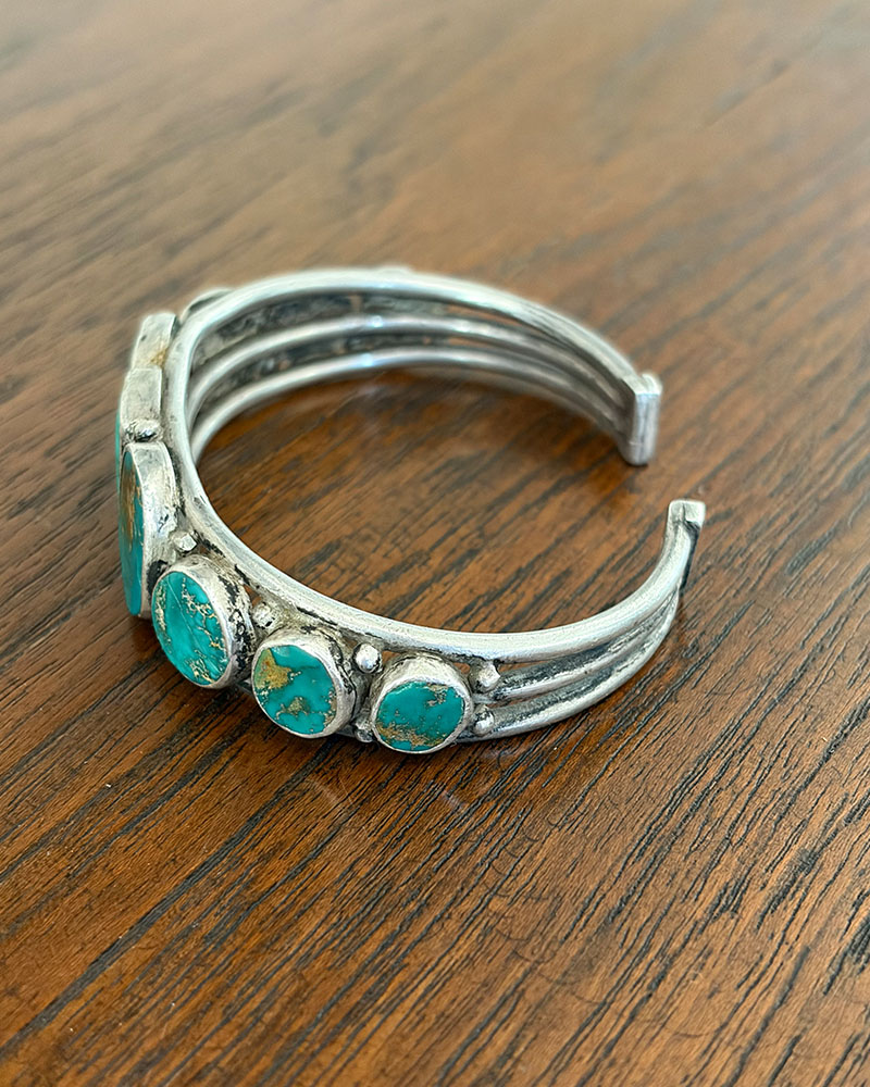 Sensational Navajo Turquoise Row Bracelet