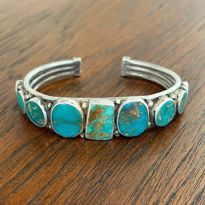 Sensational Navajo Turquoise Row Bracelet