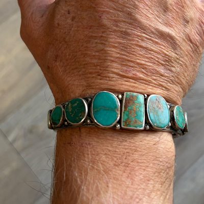Sensational Navajo Turquoise Row Bracelet