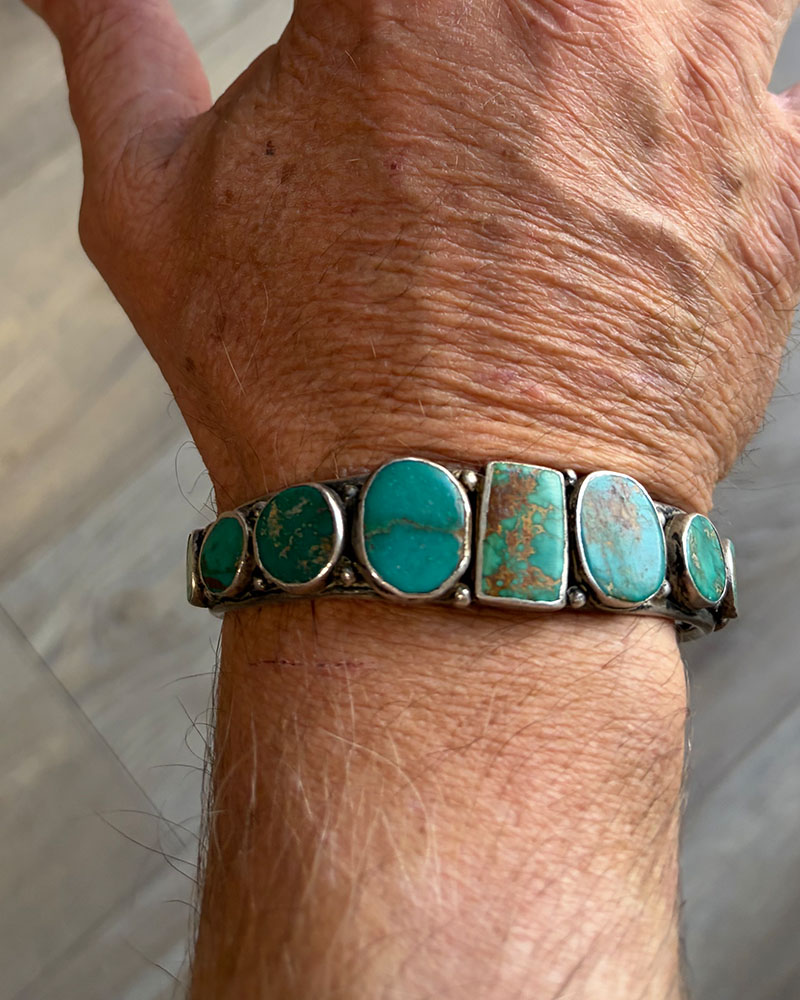 Sensational Navajo Turquoise Row Bracelet