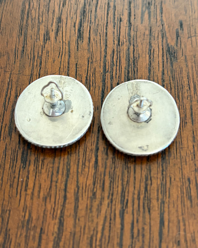 John Gordon Leak Inlay Earrings