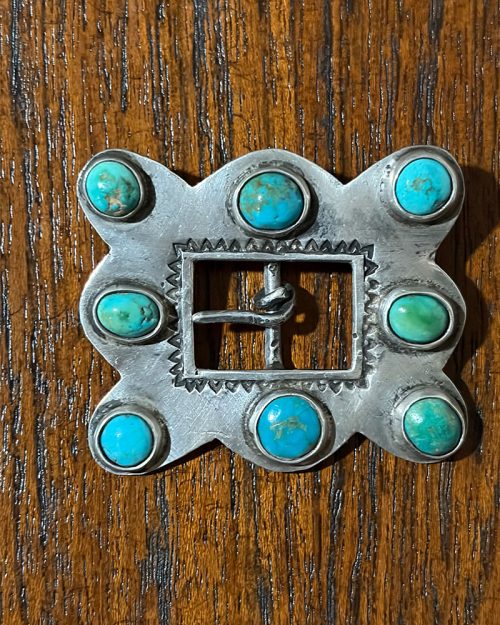 Turquoise Navajo Belt Buckle