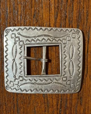 Navajo INGOT Stamped Buckle