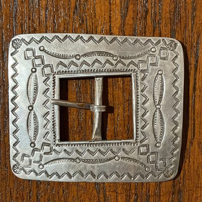 Navajo INGOT Stamped Buckle