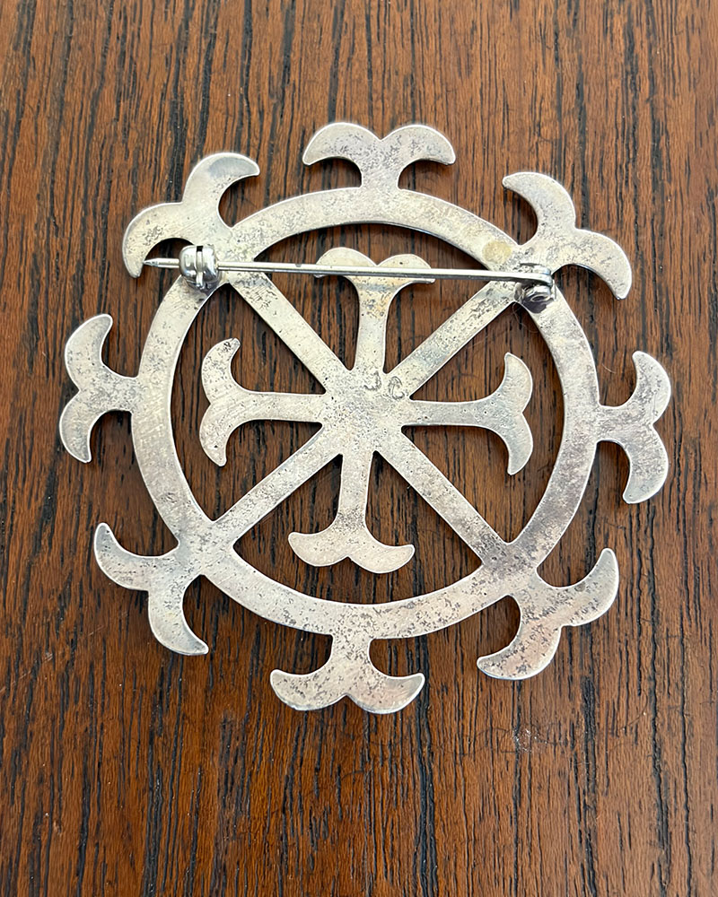 Navajo Cast Silver Pin