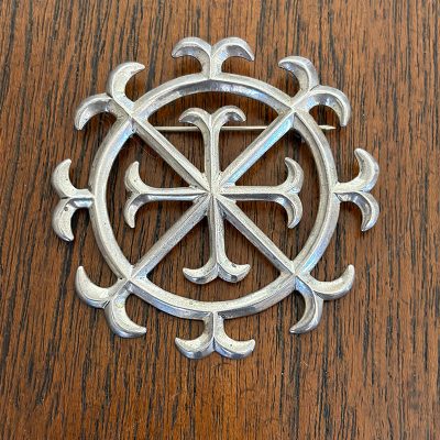 Navajo Cast Silver Pin