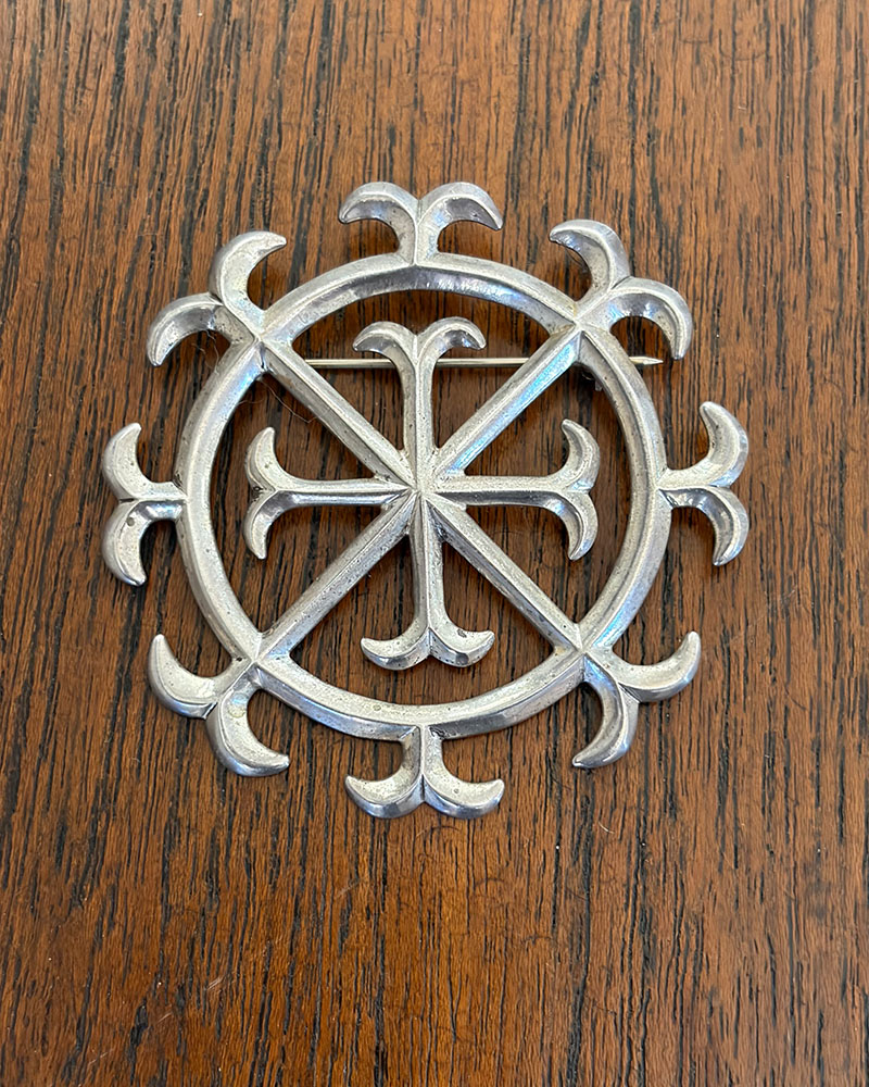 Navajo Cast Silver Pin