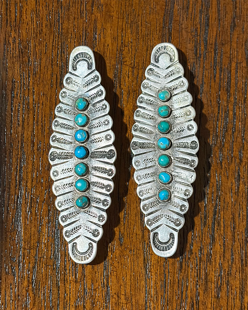 Pair Of Early Navajo Buttons