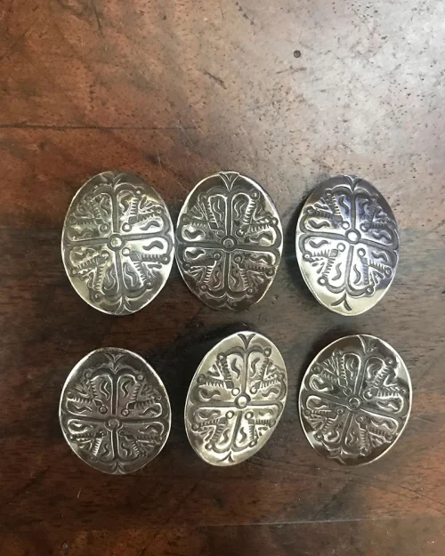 Silver Navajo Buttons
