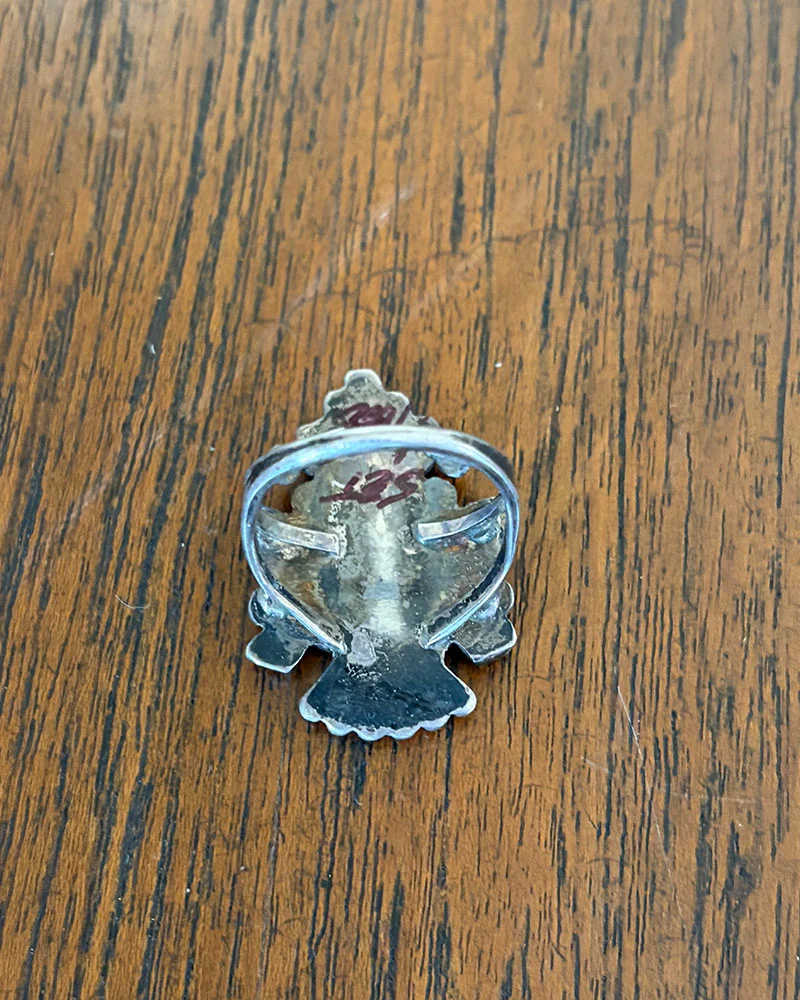 Zuni Inlay Knifewing Ring