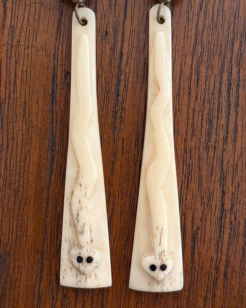 Winnebago Bone Earrings