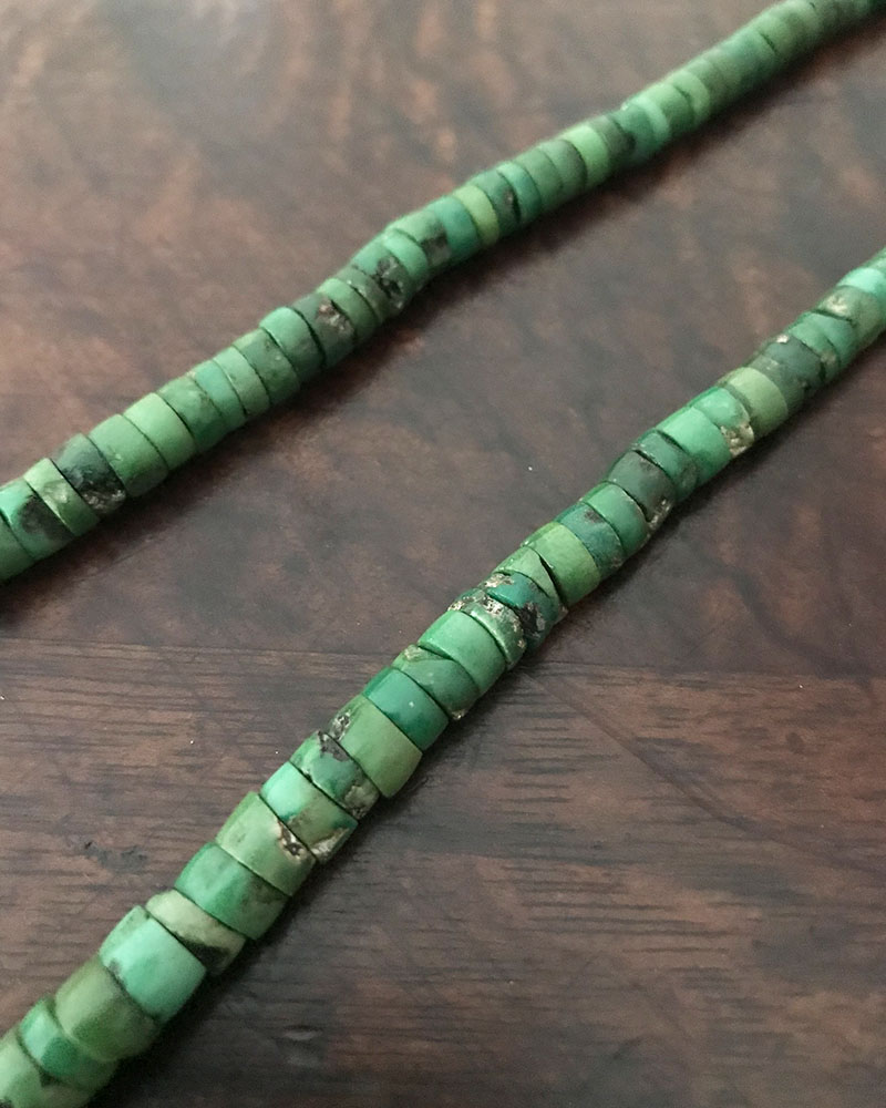 Cerrillos Turquoise Heishi Necklace
