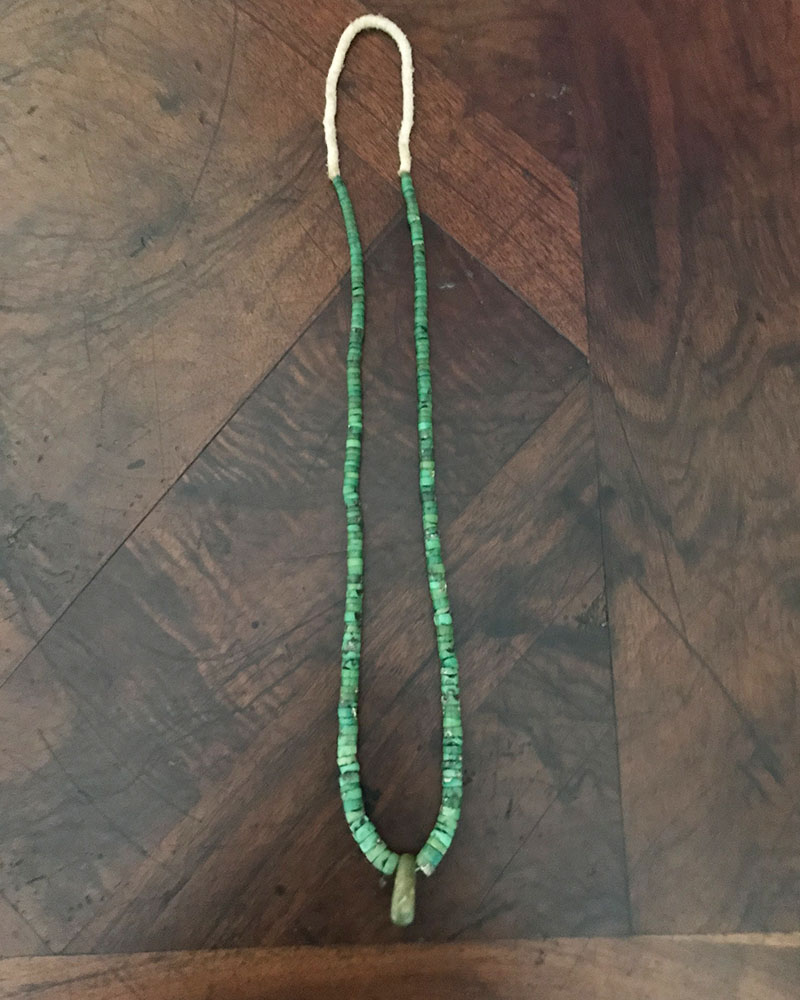 Cerrillos Turquoise Heishi Necklace