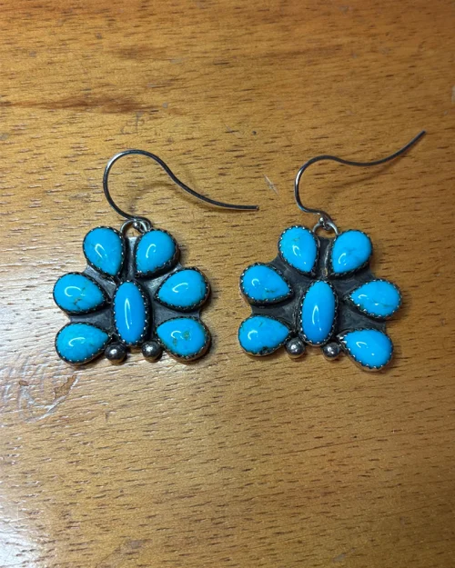 Hallmarked Navajo Guild Earrings