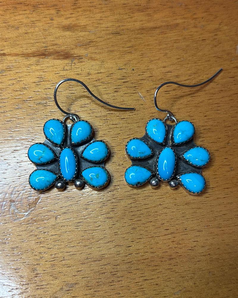 Hallmarked Navajo Guild Earrings