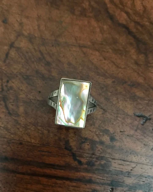 Osage Indian Shell Ring