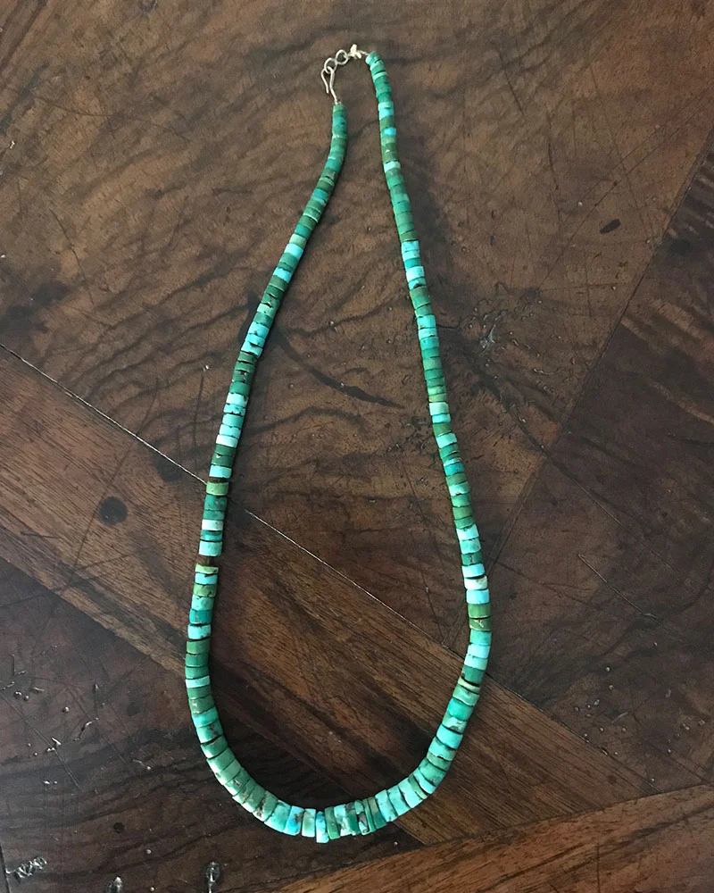 Strand Of Turquoise Heishi