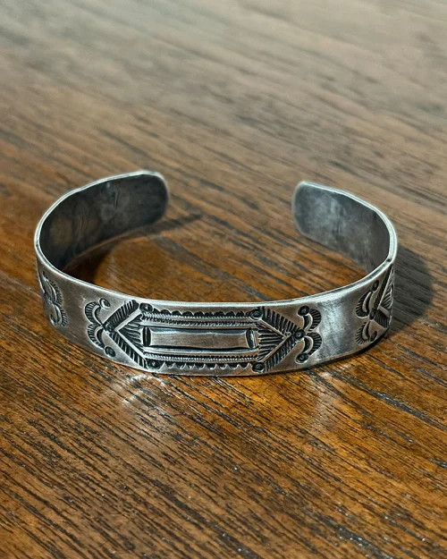 Heavily Stamped Navajo Bracelet