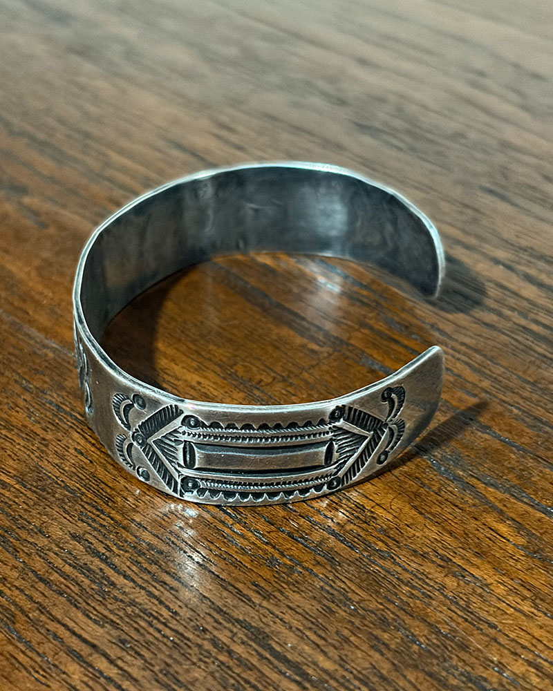 Heavily Stamped Navajo Bracelet