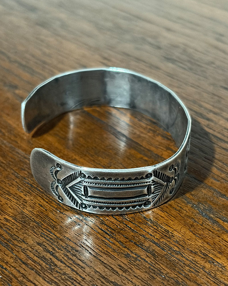 Heavily Stamped Navajo Bracelet