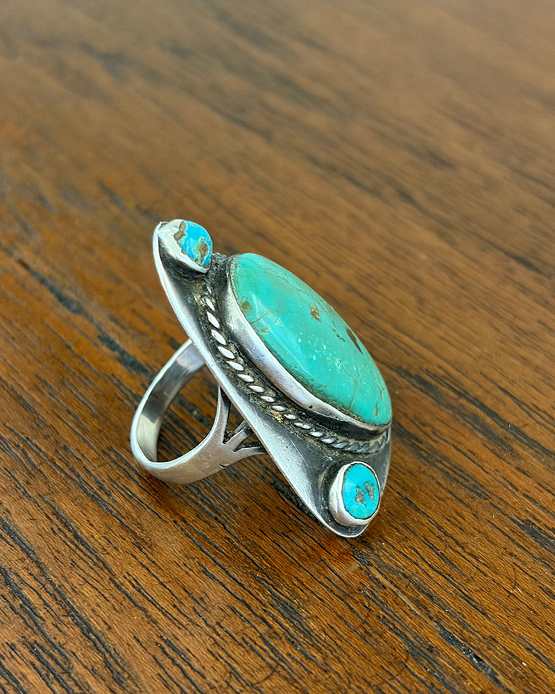 Unique Navajo Turquoise Ring