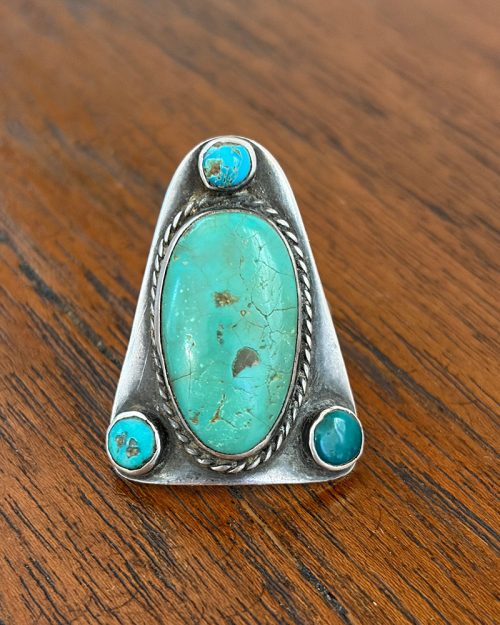 Unique Navajo Turquoise Ring