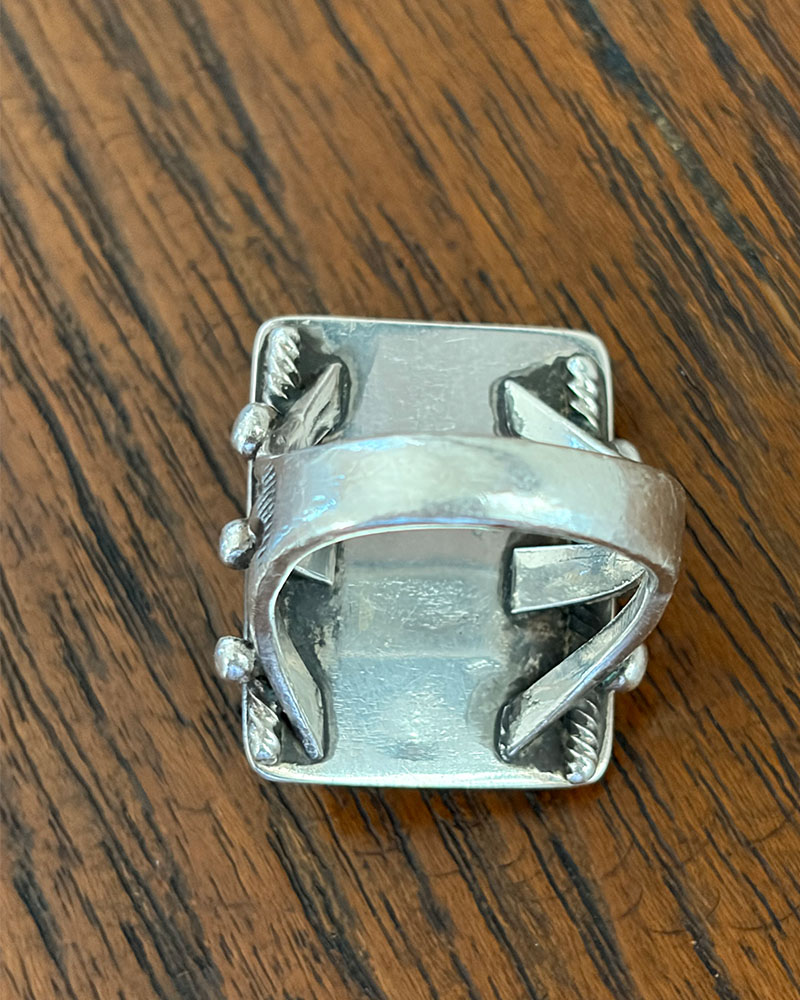 Heavy Silver Navajo Ring Heavy Silver Navajo Ring