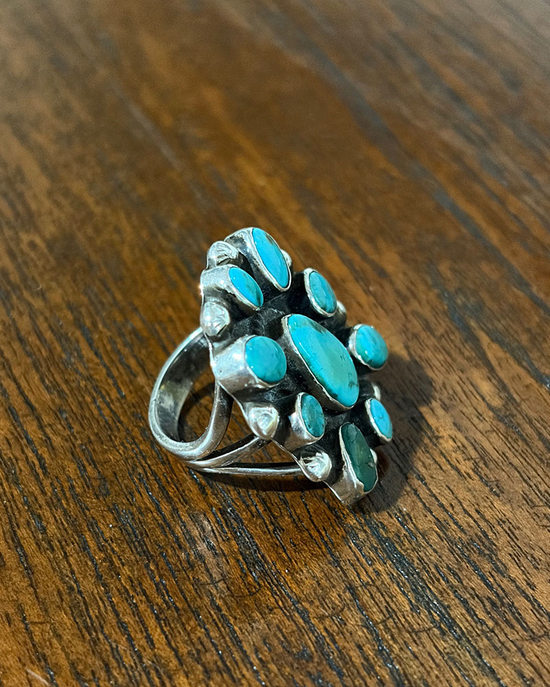 Navajo Stylized Turquoise Ring