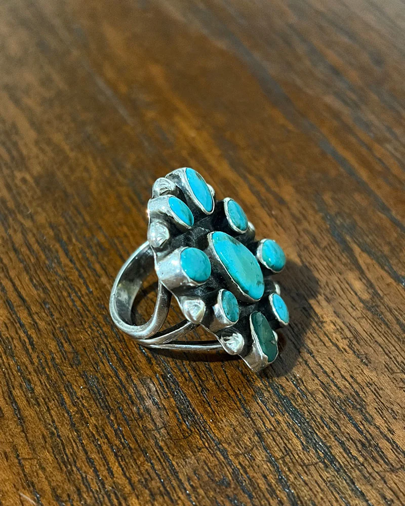 Navajo Stylized Turquoise Ring