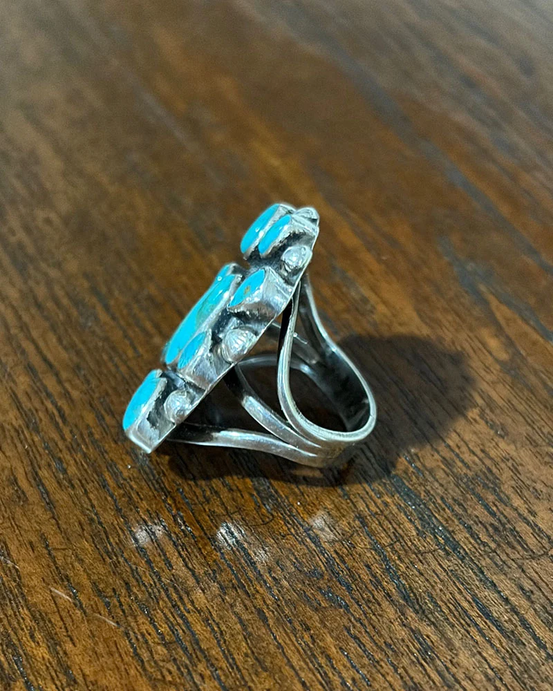 Navajo Stylized Turquoise Ring