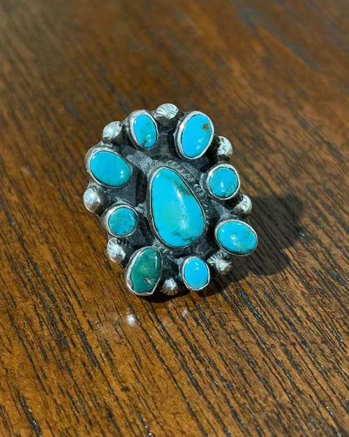 Navajo Stylized Turquoise Ring