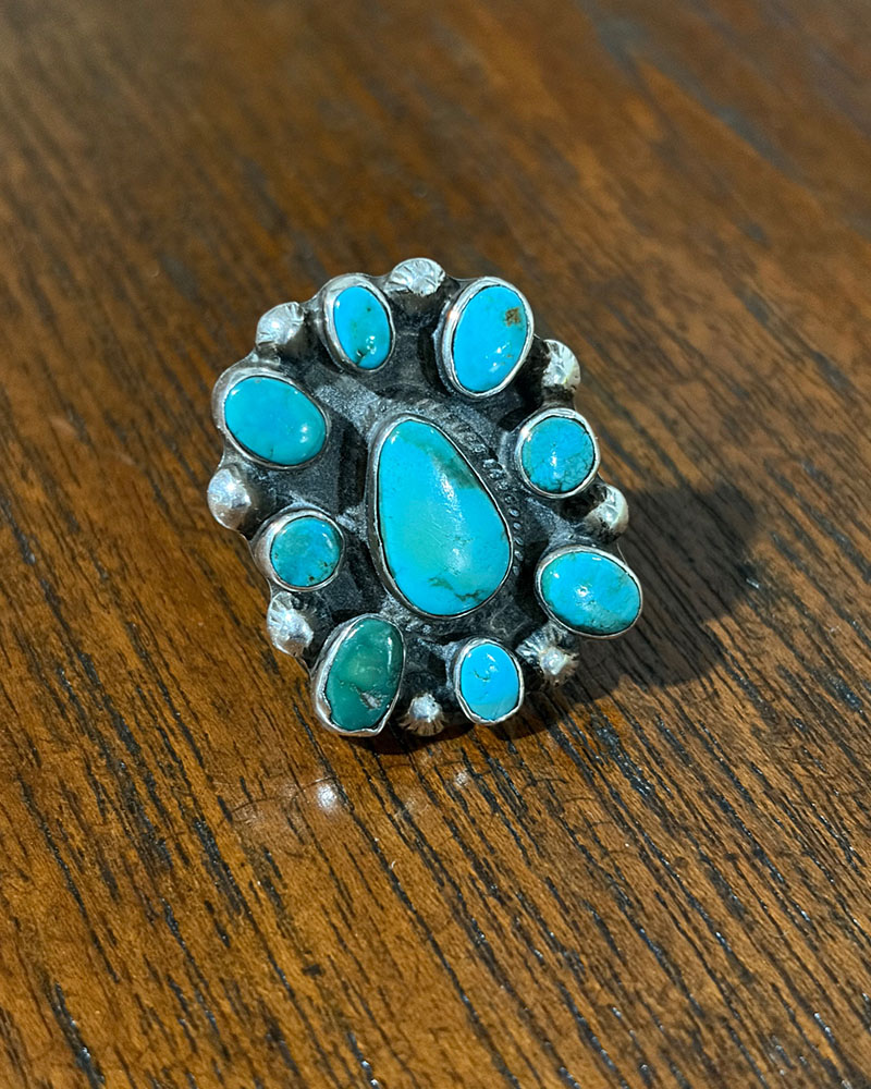 Navajo Stylized Turquoise Ring