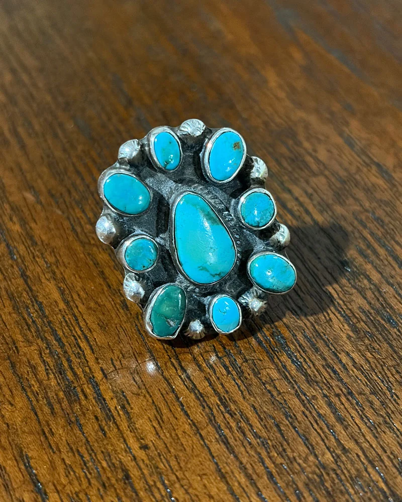 Navajo Stylized Turquoise Ring