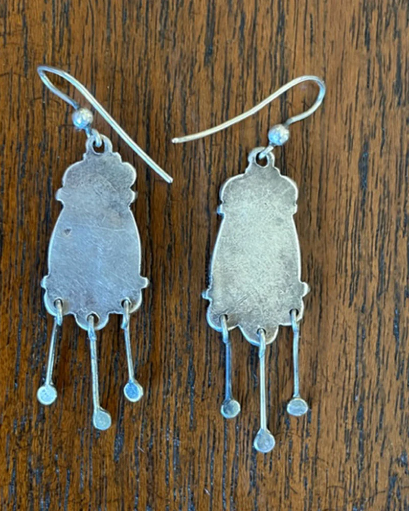 Navajo/Zuni Blue Gem Earrings
