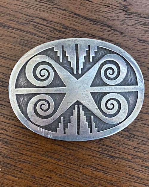 Hopi Buckle by Steven Sockyma