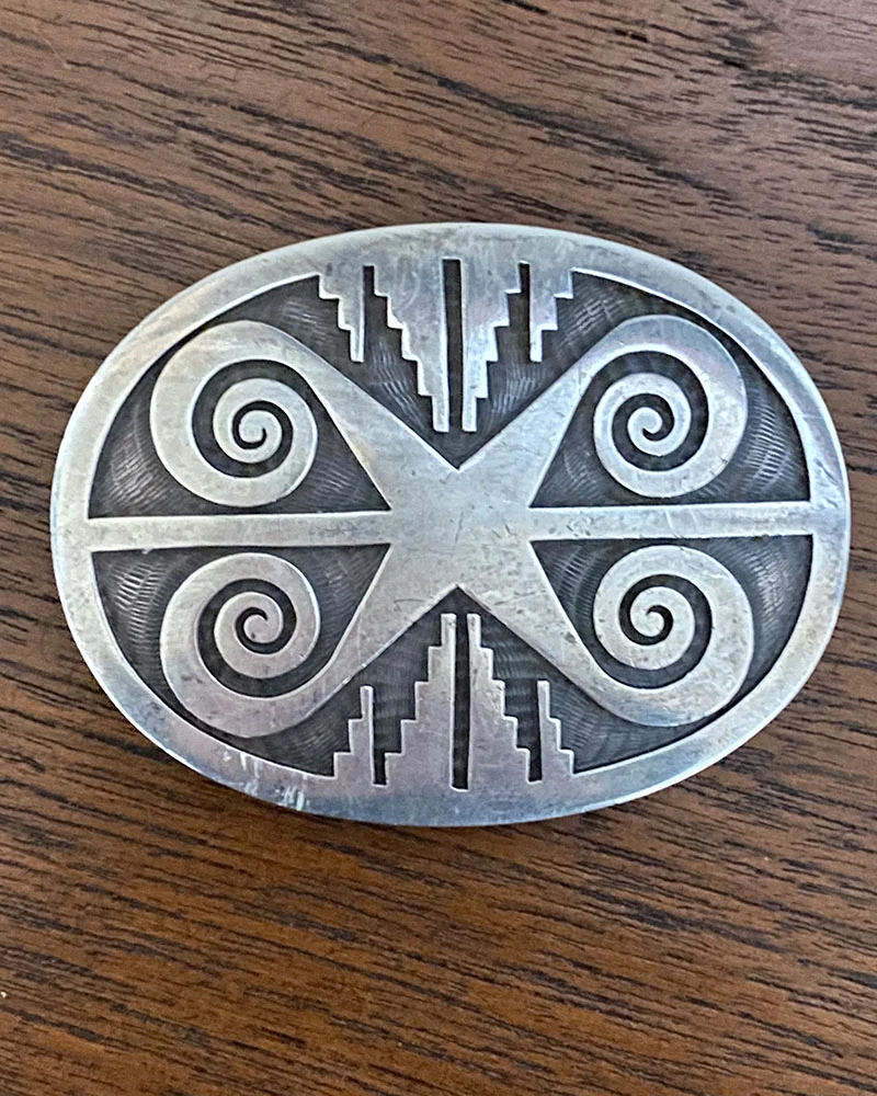 Hopi Buckle by Steven Sockyma