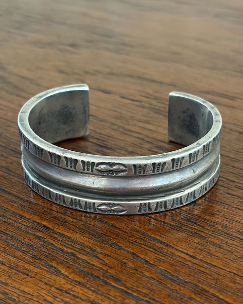 Heavy Navajo Silver Bracelet