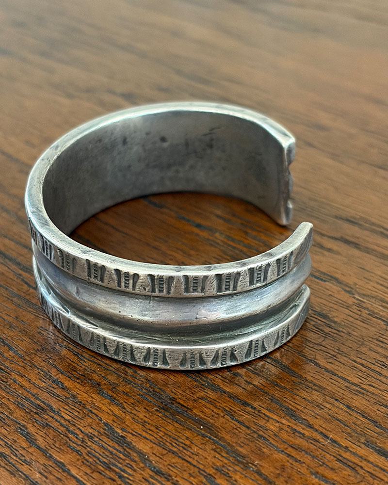 Heavy Navajo Silver Bracelet