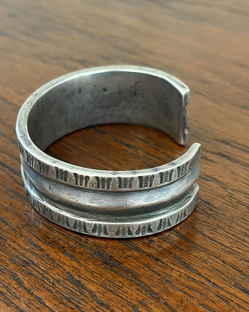 Heavy Navajo Silver Bracelet