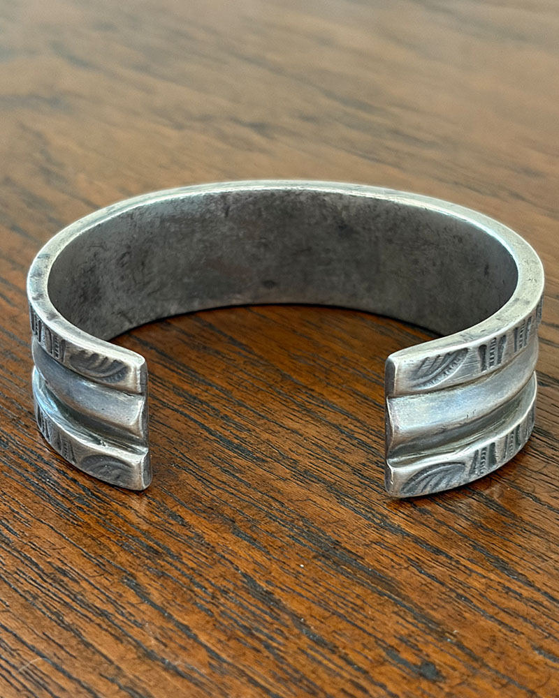 Heavy Navajo Silver Bracelet