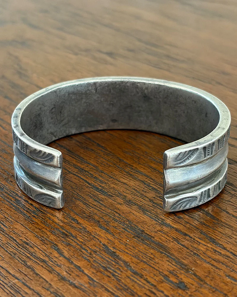 Heavy Navajo Silver Bracelet