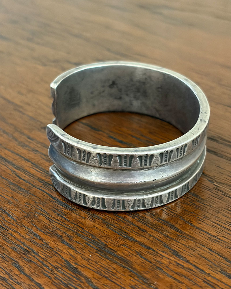 Heavy Navajo Silver Bracelet