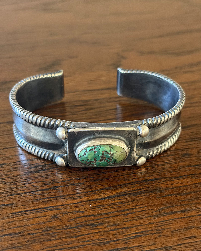 Single Stone Navajo Bracelet Single Stone Navajo Bracelet