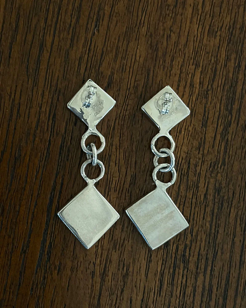 Contemporary Channel Inlay Earrings